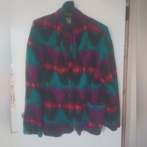 Ladies warm coat (L) Beautiful Colored, great fall wear.